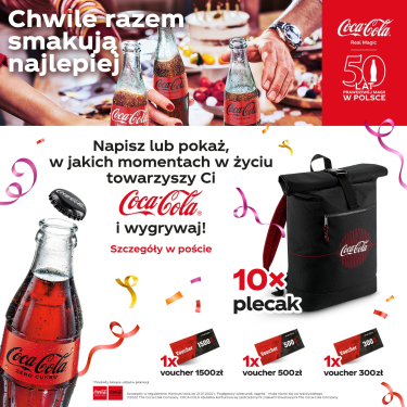 Konkurs "50 lat Coca-Coli w Polsce x Martes Sport"