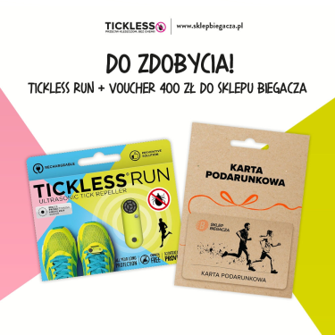 Konkurs "Zdobądź TickLess Run + kartę podarunkową do @sklep_biegaczapl o wartości 400zł"