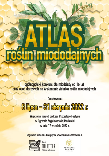 Konkurs dla młodzieży i dorosłych "Atlas roślin miododajnych"