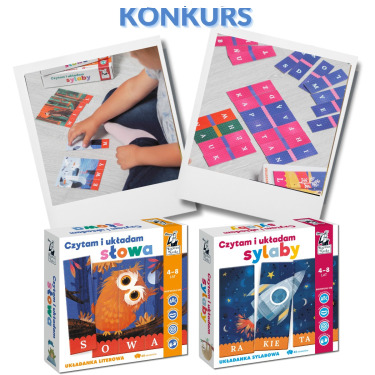 Wygraj przedpremierowo: Układanki Czytam i układam słowa lub sylaby