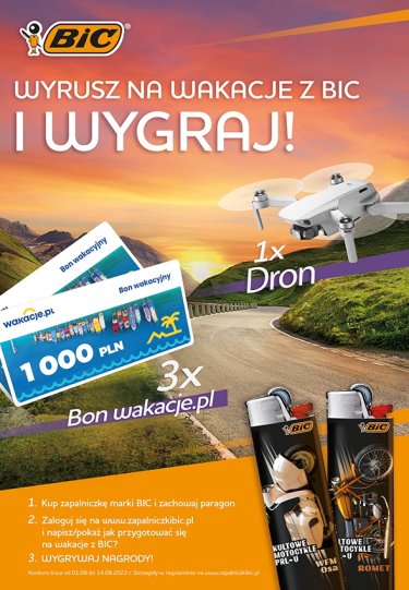 Konkurs ''Wyrusz na wakacje z BIC'' Shell