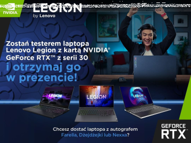 Wyrgaj laptop Lenovo Legion 5 PRO NVIDIA® GeForce RTX™ 3070 Ti