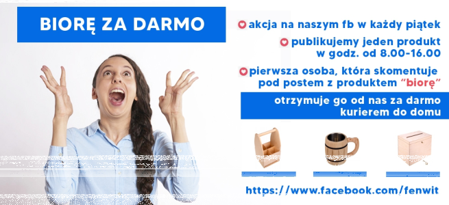 Konkurs "Bierz za darmo - PUDEŁKA I SKRZYNKI Z DREWNA"