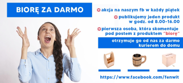 Konkurs "Bierz za darmo - PUDEŁKA I SKRZYNKI Z DREWNA"