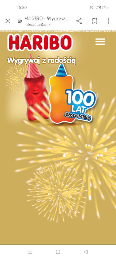 Loteria "HARIBO - Wygrywaj z radością"