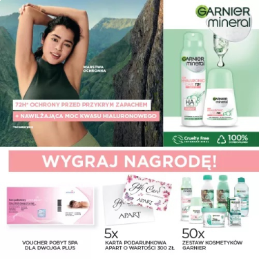 Konkurs "Garnier mineral w Hebe"