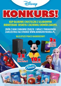 Konkurs "Zabawne zdjęcie z chusteczkami z bohaterami Disneya"