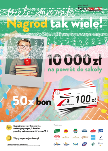 Loteria "Wielki powrót do szkoły" Intermarche