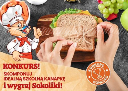 Konkurs "Czas na pyszny powrót do szkoły z Sokolikami"
