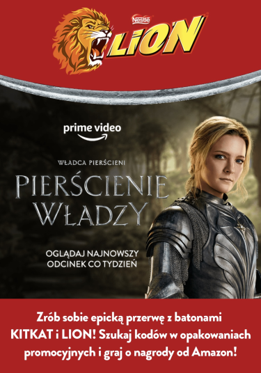 Loteria "Rings of Power marek KitKat i Lion"