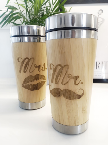 Wygraj komplet drewnianych kubeczków termicznych dla niej i dla niego