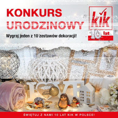 Konkurs fotograficzny "Świętuj z nami 10. urodziny KiK"