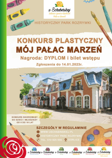 Konkurs "Mój Pałac Marzeń" 2022/2023 - u Schabińskiej