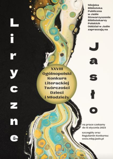 Konkurs "Liryczne Jasło czeka na młodych pisarzy"