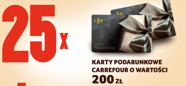 Konkurs "Wygrywaj po królewsku z Wawelem" Carrefour