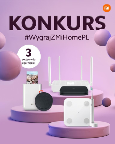 Konkurs "Wygraj zestaw produktów Xiaomi z Mi-Home.pl!"