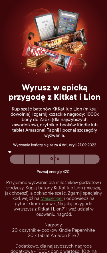 Konkurs "Wyrusz w epicką przygodę"