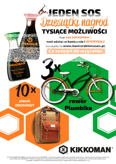 Konkurs "Kikkoman - jeden sos dzięsiątki nagród, tysiące możliwości"