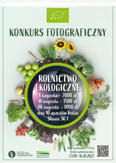 Konkurs fotograficzny "Rolnictwo ekologiczne"