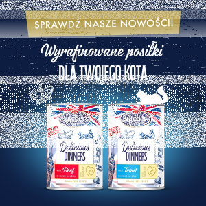 Konkurs "Wypróbuj nowe karmy dla kota z linii Delicious Dinners"