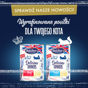 Konkurs "Wypróbuj nowe karmy dla kota z linii Delicious Dinners"