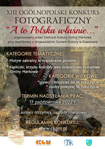 Ogólnopolski Konkurs Fotograficzny "A to Polska właśnie…"