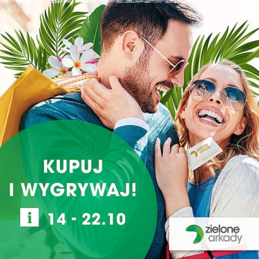 Loteria "U nas czas na SHOP & WIN! Zielone Arkady Bydgoszcz" do godz. 20:30
