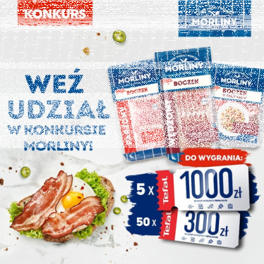 Konkurs "Zasmakuj w boczku Morliny i wygraj"