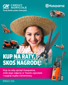 Konkurs "Kup na raty sprzęt Husqvarny i skoś nagrodę" etapy