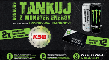 Konkurs "Monster Energy: Wygraj bilety VIP na KSW"