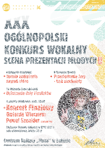 XXX Ogólnopolski Konkurs "Wokalny Scena Prezentacji Młodych"