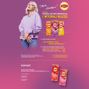 Konkurs fotograficzny "Lipton - #robietodlaprzyjemnosci" etapy tygodniowe