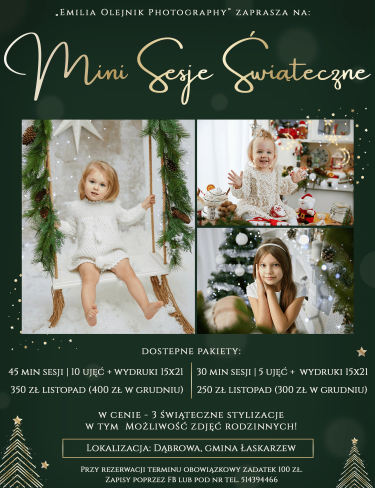 Konkurs "Mini sesje świąteczne"
