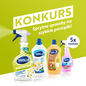 Konkurs "Sprytne sposoby na szybkie porządki"