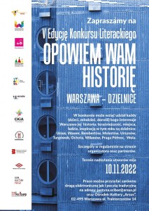 Konkurs "Opowiem Wam Historię" dzielnice Warszawy