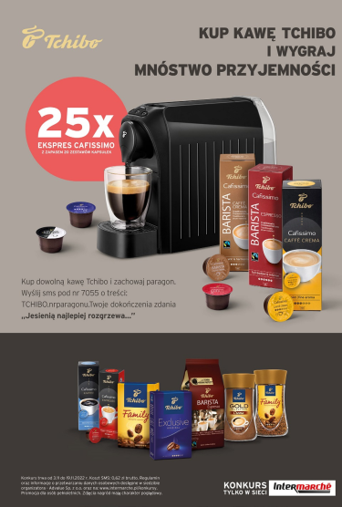 Konkurs "Jesienią najlepiej rozgrzewa..." Tchibo Intermarche