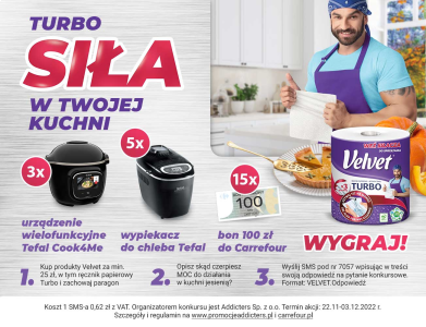 Konkurs "Turbo siła w twojej kuchni" Carrefour