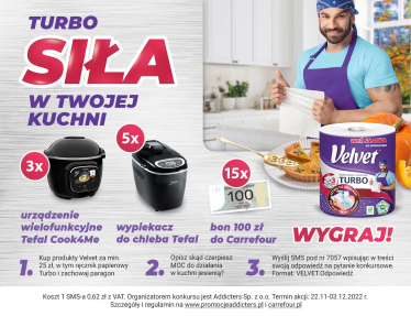 Konkurs "Turbo siła w twojej kuchni" Carrefour