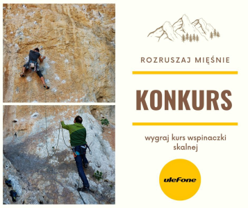 Wygraj kurs wspinaczki skalnej I stopnia