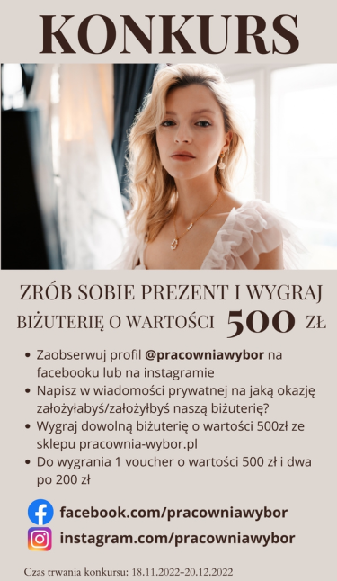 Konkurs "Pracownia Wybór - Zrób sobie prezent"