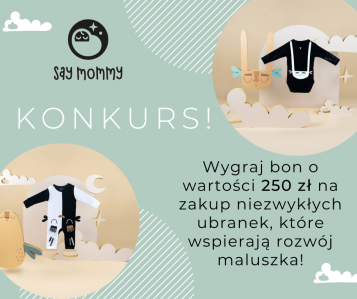 Wygraj bon zakupowy na niezwykłe ubranka Say Mommy!