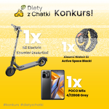 Zamów dowolną Dietę z Chatki i wygraj nagrody od Xiaomi
