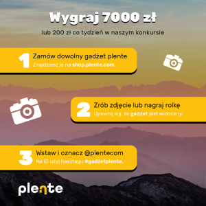 Konkurs "Podróżuj z Plente - Plente Shop"