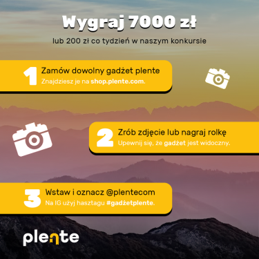 Konkurs "Podróżuj z Plente - Plente Shop"