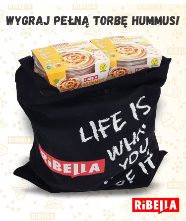 Wygraj pełną torbę Ribella Hummus