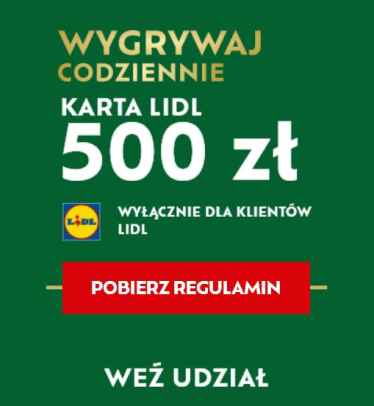 Loteria ŚWIĘTA Z TYMBARKIEM W LIDLU