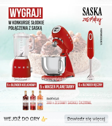 Konkurs "Słodkie połączenia z Saską"