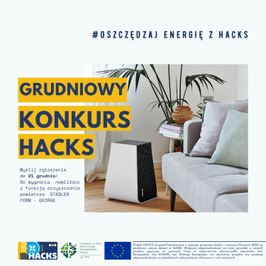 Grudniowy Konkurs #Oszczędzaj energię z HACKS