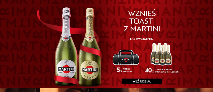 Konkurs "Wznieś Toast z Martini" Żabka, 18+