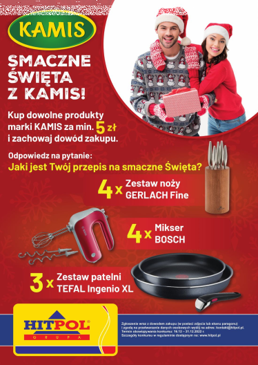 Konkurs "Smaczne ŚWIĘTA z KAMIS" Hitpol